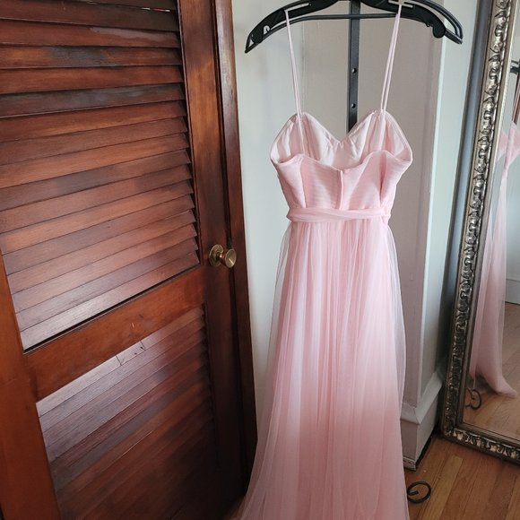 Beautiful Pink Tulle Dress, Size 8 - Picture 2 of 6